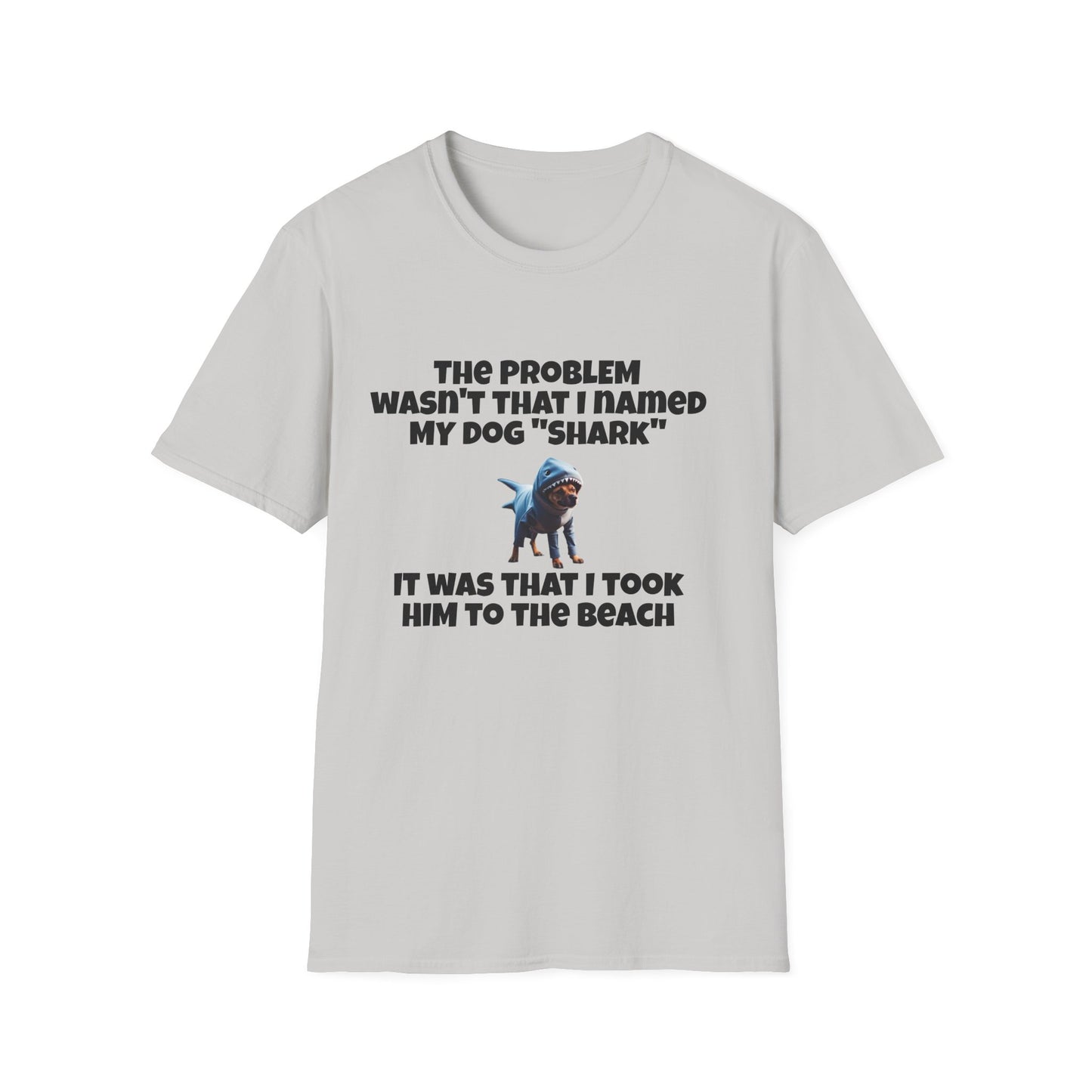 Dog shark tshirt