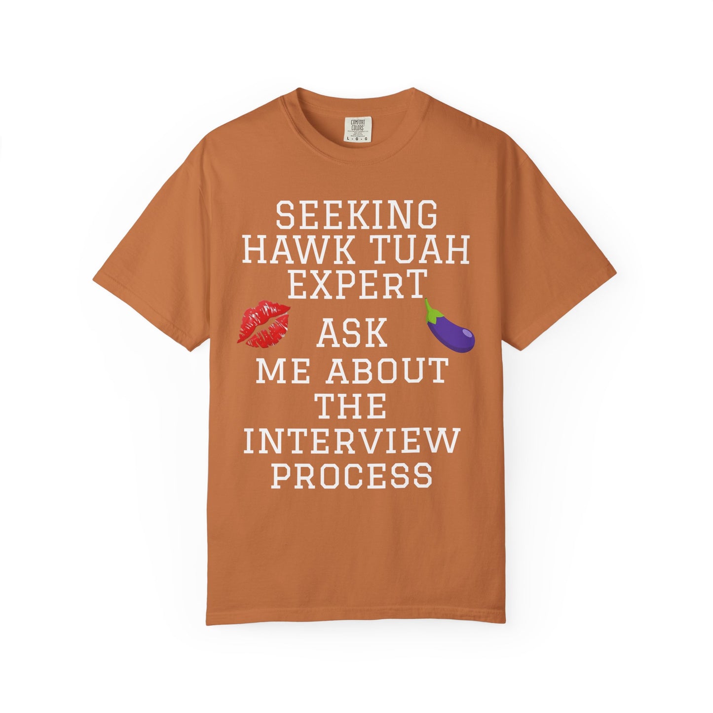 Hawk Tuah emoji shirt