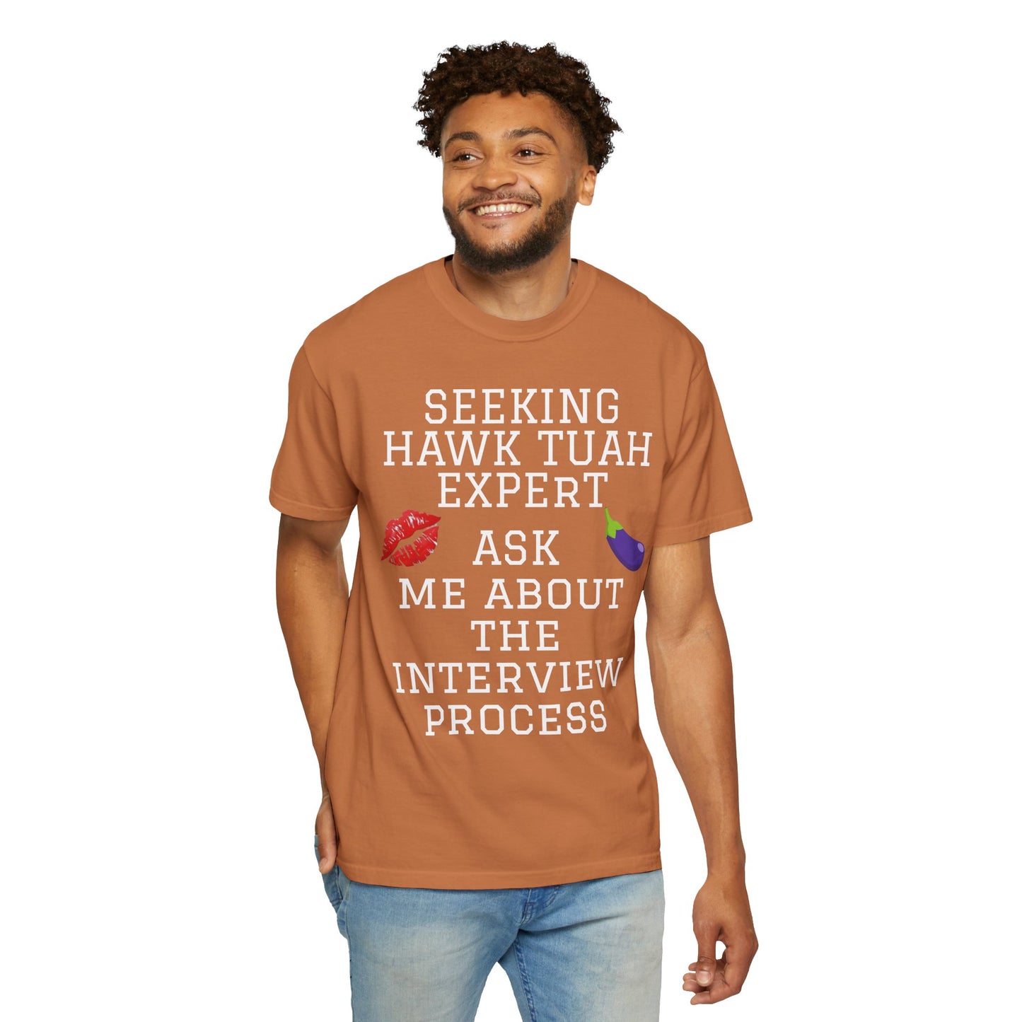 Hawk Tuah emoji shirt