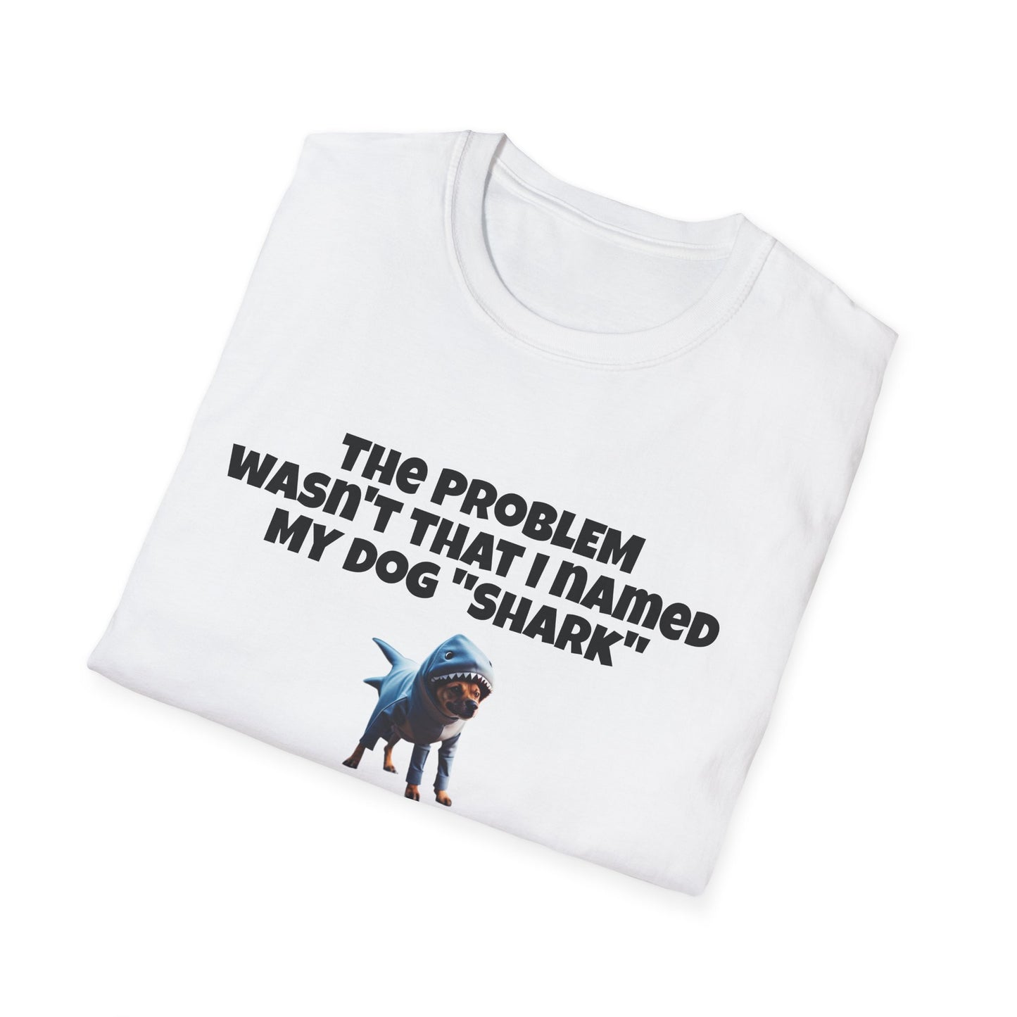 Dog shark tshirt